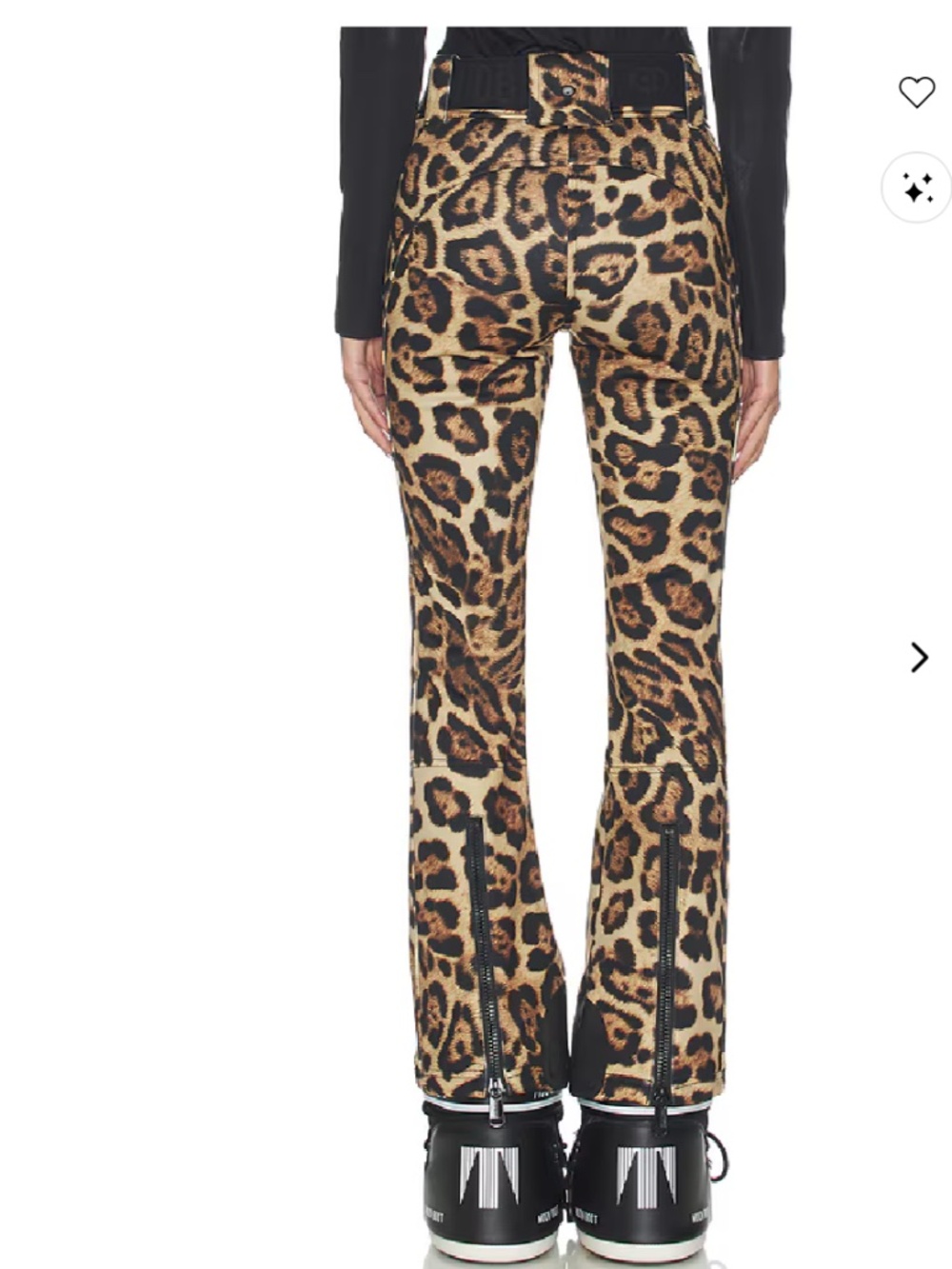 Goldbergh sz US 8 Minou ski pants animal print jaguar brown leopard nwt - Picture 4 of 9